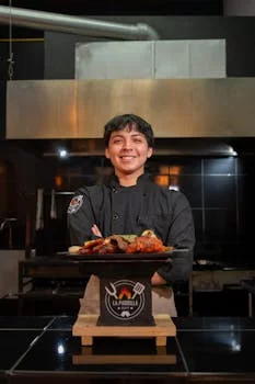 head chef cooking mexican food